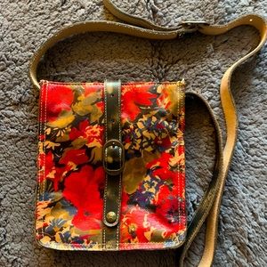 Patricia Nash Italian Leather Crossbody Bag